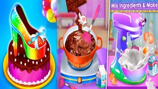 shoe cake maker game play this game android phone #cooking #game screenshot 2