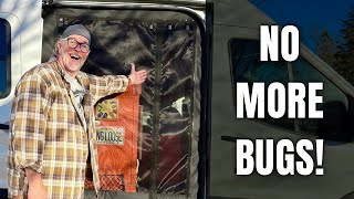 π¦ No More Bugs! We Added a βBug Wallβ to Our Ford Transit Van