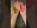 Mixing Pink and Green Slime!! Guess the Colour 🩷💚#shorts #slimemixing #guessthecolor