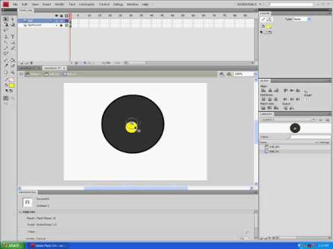 Flash CS4 Tutorial A Animation Inside A Button