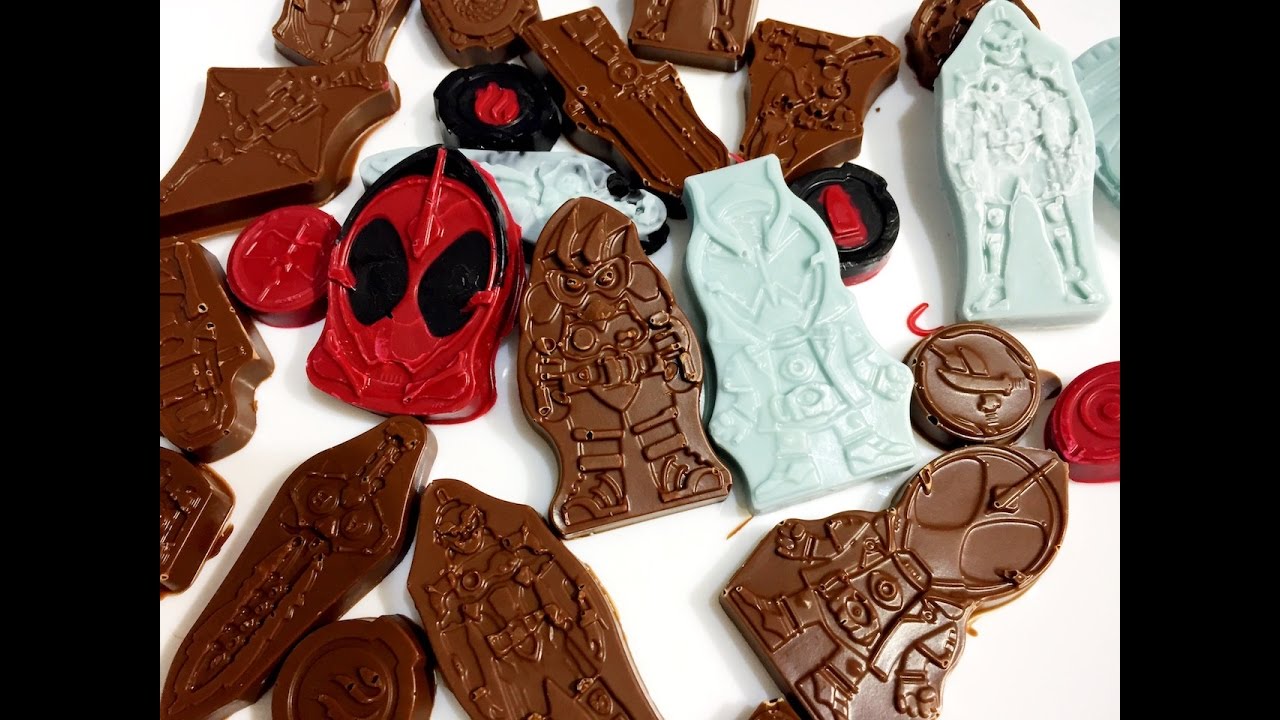 How to make character chocolate: Kamen Rider Ex-Aid & Ghost - YouTube