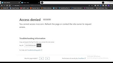 How to solve mozbar Access denied 🚫  (error code 1020), and Highlight some mistakes.