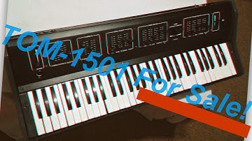 TOM-1501 Soviet Analog Synthesizer (Demonstration)