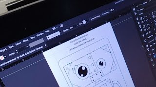 Designing Robot Trace & Coloring Pages Live!  #ColoringPage #RobotArt #Illustrator #KidsActivity