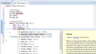 Crear una clase en Java | Eclipse
