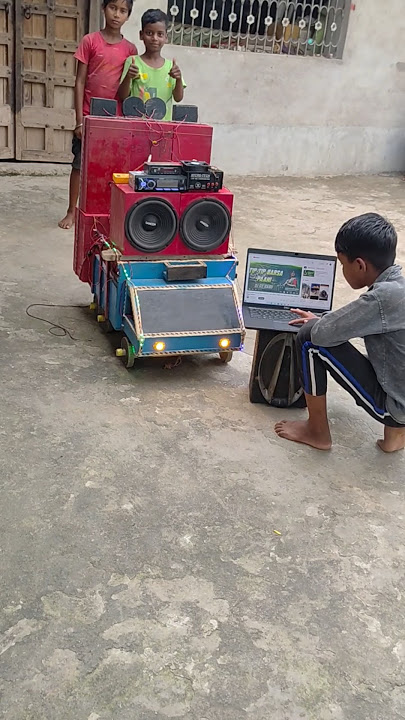 4k_mini_dj #mimi dj laptop 💻 #smalldjtruck #virelshorts