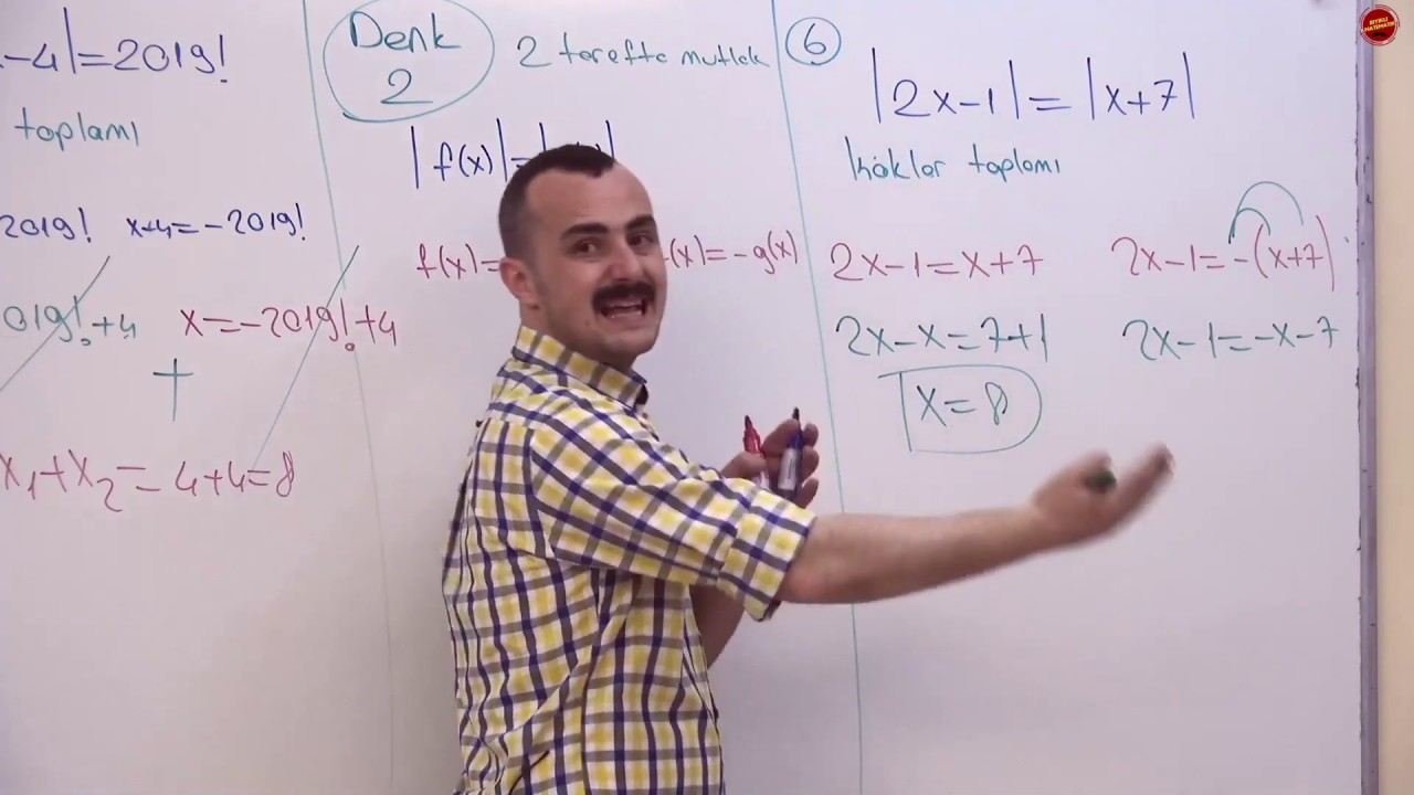 43-Mutlak Değer III (Pdf Açıklamalarda)