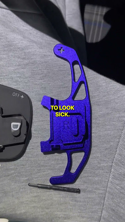 FITTING CUSTOM PADDLE SHIFTERS TO MY MK7.5 GOLF GTE