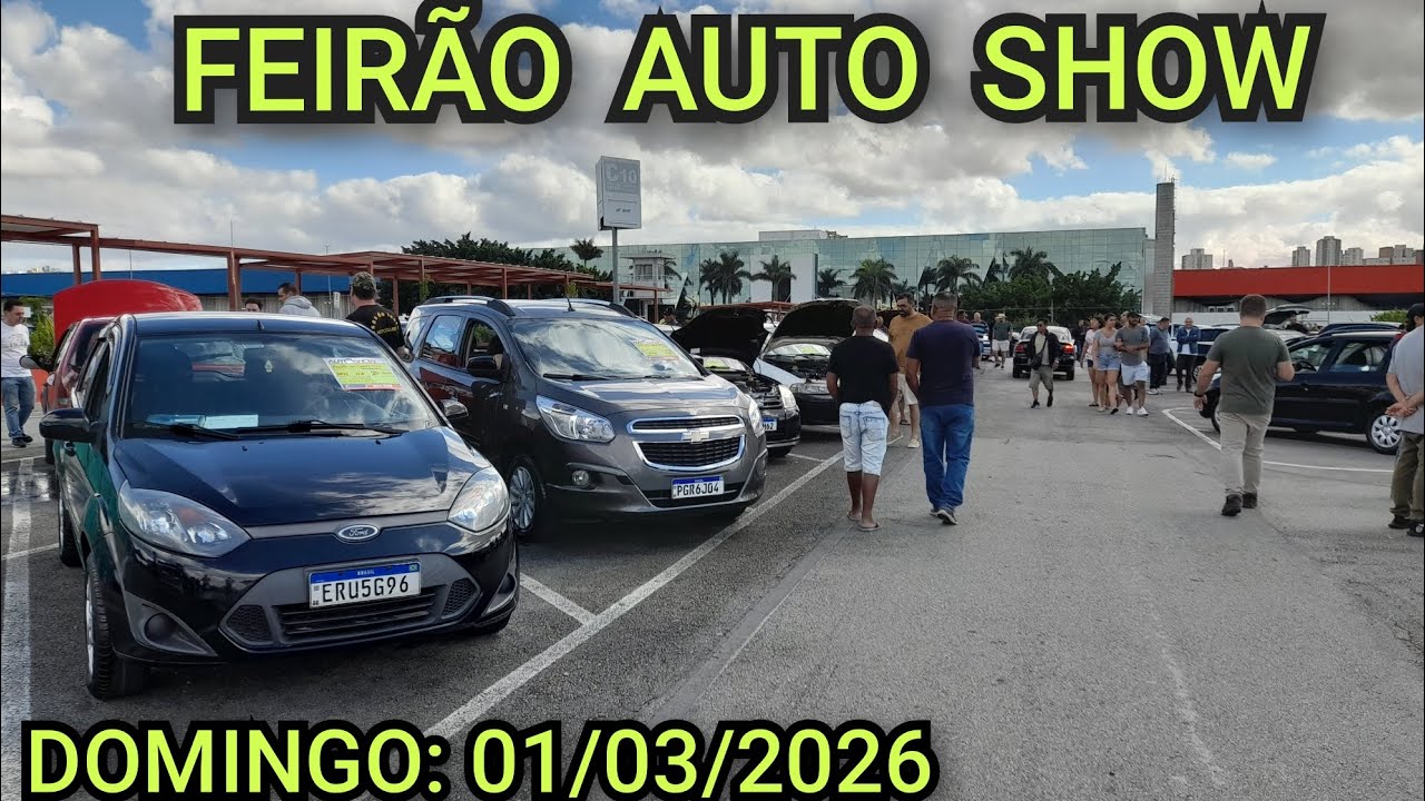 FEIRÃO DE CARROS USADOS EM SÃO PAULO CAPITAL/ FEIRÃO AUTO SHOW. 