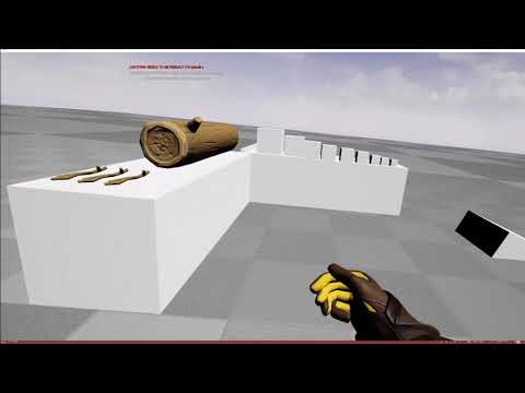 [DEVLOG 1]: VR hands grab mechanics: Force grab, Manual grab