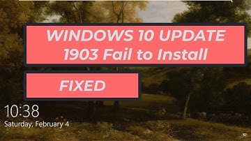 How To Fix Windows 10 1903 Fail To Install ( FIXED) | 2023