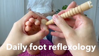 Daily Foot reflexology　毎日の足ツボ【ASMR】