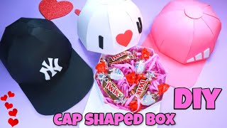 💝 DIY 💝 Beautiful boxes without molds, cap-shaped cardboard ideal for gifts, baseball cap treat box