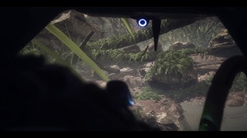 The dropship says something to the POD before it disembarks....