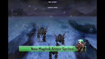 Final Fantasy VI — Enhanced Opening Credit Scene Feature New Amano Style Magitek Armor Sprites!