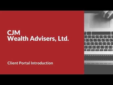 CJM Client Portal Introduction