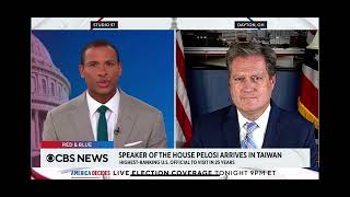 LR Mike Turner on CBS | Pelosi's Taiwan Trip & Al-Queda Threat