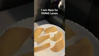 How to fry PAPAD without oil| Healthy papadam | Hack for busy ones| Papadam without OILlifehacks