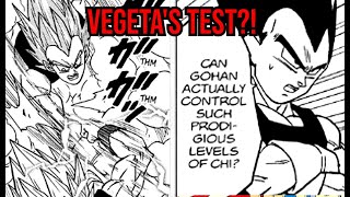 VEGETA TESTED GOHAN???!!! VEGETA'S HIDDEN TEST AGAINST BEAST GOHAN IN THE DRAGON BALL SUPER MANGA