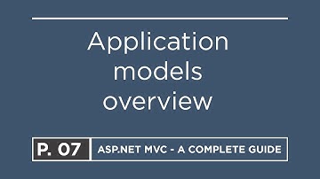 07. Application models overview | ASP.NET MVC
