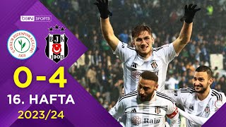 Çaykur Rizespor 0-4 Beşiktaş 16. Hafta - Trendyol Süper Lig 20232024