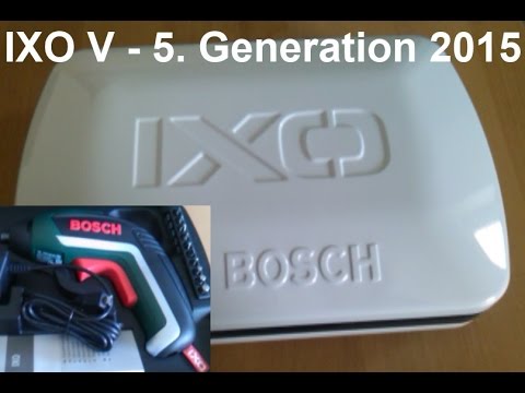 Unboxing Bosch IXO V - 5. Generation - Akkuschrauber - Cordless screwdriver ab 2015