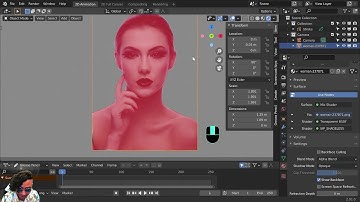Blender Grease Pencil Holdout Material