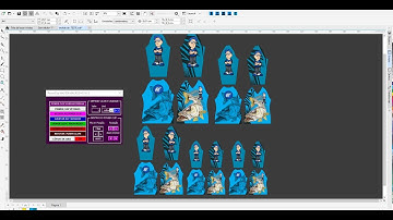 ESTAMPAS EM MOLDES DE FORMA AUTOMÁTICA COREL DRAW MACROS