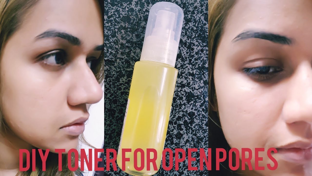 DIY toner for shrink/minimize open pores||by sabaparvaiz - YouTube