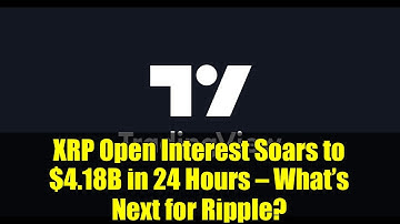 XRP Open Interest Soars to $4.18B in 24 Hours — What’s Next for Ripple?