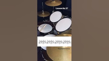 Single stroke and double stroke roll #drums #percussioninstrument #drummer #drumssolo #drumvideo