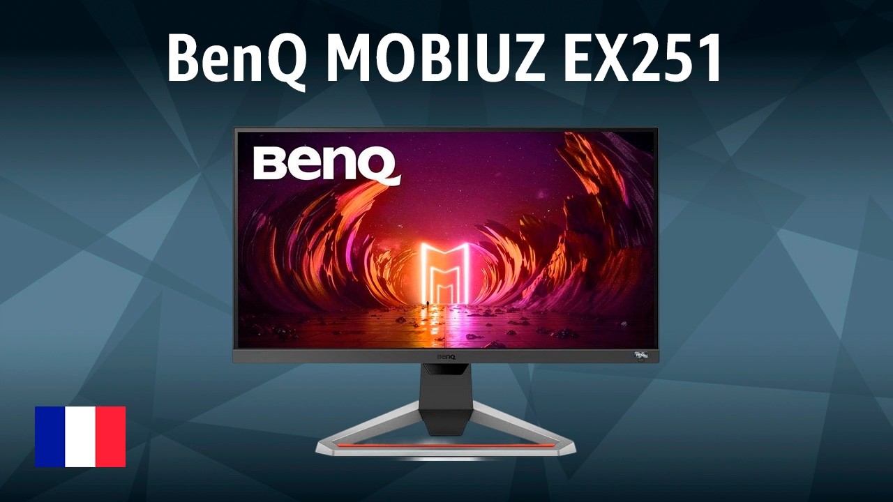 BenQ MOBIUZ EX251 Monitor | REVIEW | French - YouTube