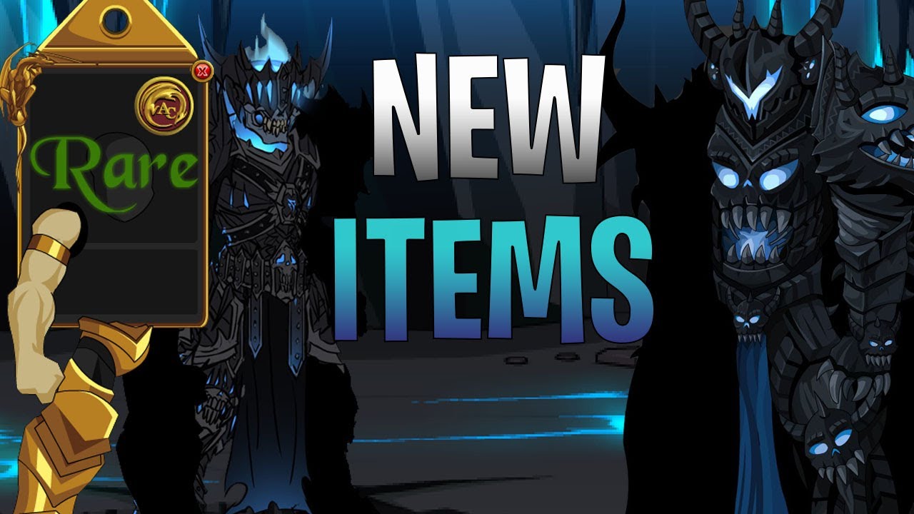AQW New Dage Birthday Items + Paragon Set Plus AC Tagged Armor and
