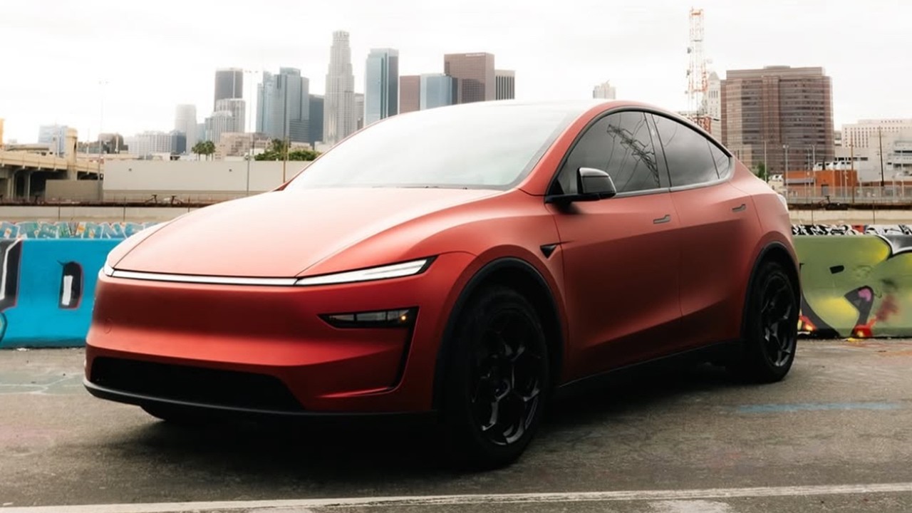 Iron Man's New Model Y [Juniper] PPF Flexishield Satin Crimson Wrap