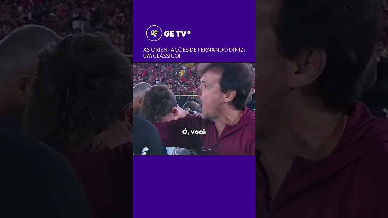 AS CLÁSSICAS ORIENTAÇÕES DE FERNANDO DINIZ | #shorts | ge tv