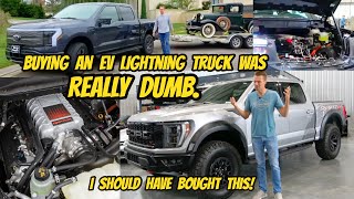 Why this 700HP V8 Ford Raptor R is WAY MORE ECONOMICAL than a Lightning electric pickup truck