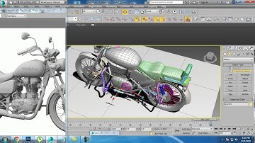Tutorial on Modeling and texturing a bike in 3dsmax ( Part 15)