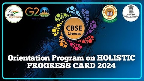 CBSE Orientation Program for HOLISTIC PROGRESS CARD(FS)  | CBSE latest circular | CBSE Updates 🏆