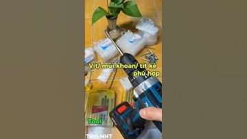 Hướng dẫn cách chọn Vít/ tắc kê nhựa/ mũi khoan đúng cỡ #diy #trick #tool #Shorts #Shorts #khoanpin