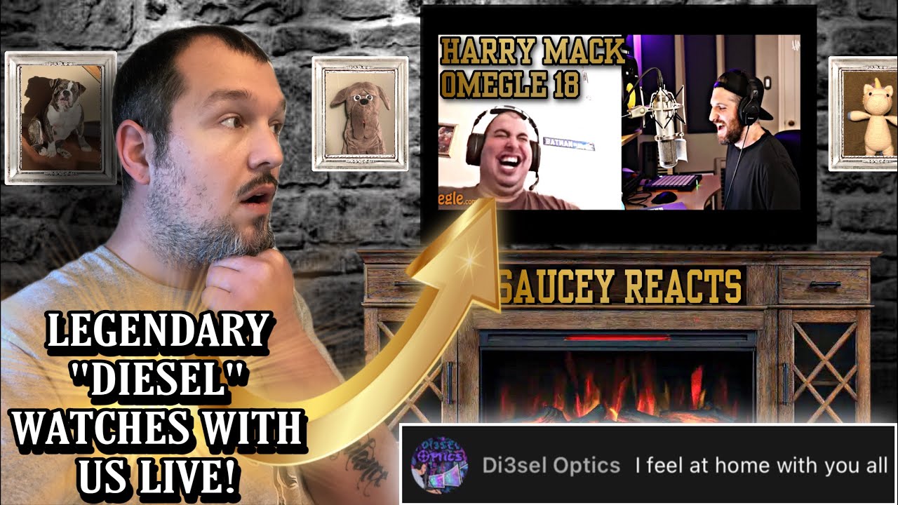 Live Harry Mack Reaction (OB18) w/ Diesel IN The CHAT!! Too Epic!!! / Live Raffle Drawing & More!