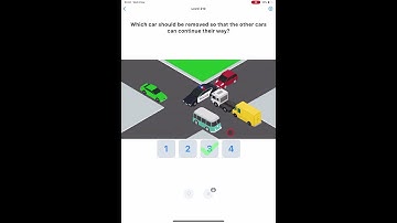 Easy Game - Brain Test Level 210 - Which car should be removed so that the other cars