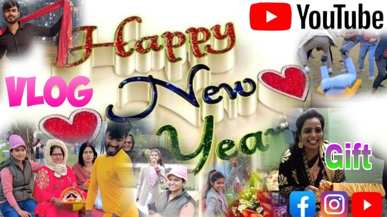 New year vlog Bhanu viral vlog with dance - YouTube
