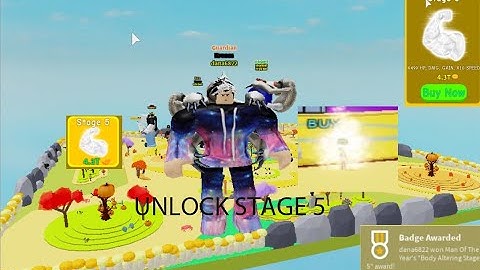 UNLOCK STAGE 5|Roblox Lifting Simulator