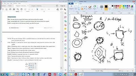CAD/CAM-Chapter 1: Lecture 8- Graphics programming (Arabic narration)