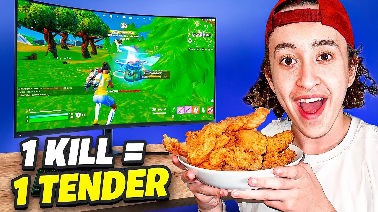 1 KILL = 1 CROC dans un TENDERS XL sur FORTNITE OG CHAPITRE 1 ! (j'ai dégusté)