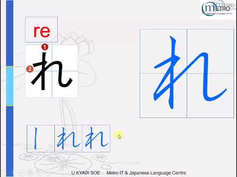 Hiragana Writing ら~ん - YouTube