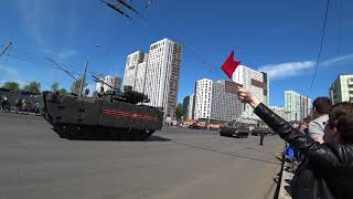 Демонстрация военной техники в день победы Парад 9 мая 2018 года МОСКВА
