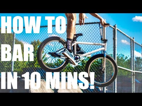 HOW TO BARSPIN - LEARN IN MINUTES! *BEST/FASTEST METHOD BMX*