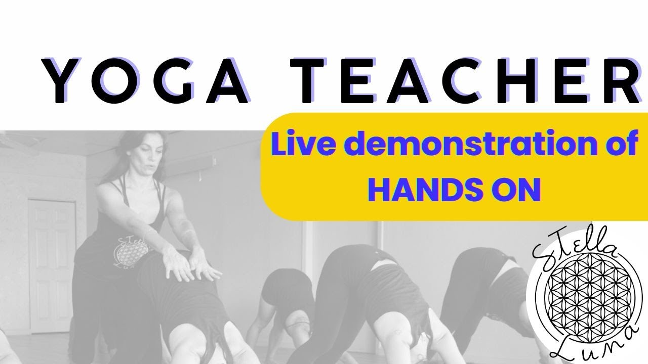 Hands on Adjustments for yoga. How to adjust yoga students.