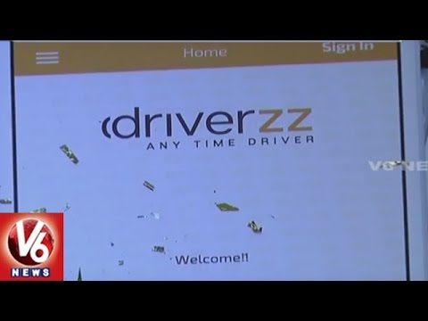 Driverzz App Introduced in Hyderabad | Driver Booking At Any Time | V6 News